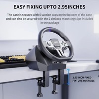 Volant de course PXN pour PC, V9 GEN2 universel USB, simulateur de course automobile 270/900 degrés avec 3 pédales et levier de vitesses pour PC Xbox PS4