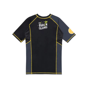 Camiseta de Compresión Deportiva de Manga Corta con Protección Solar UPF50+ de Secado Rápido para Hombre, Diseño Personalizado para Surf y Entrenamiento - Product Image 1