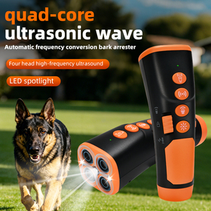 Nuevo Dispositivo Portátil <span class=keywords><strong>Antiladridos</strong></span> para Perros, Repelente Ultrasónico de Largo Alcance con Linterna LED - Product Image 2