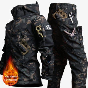 Vente en Gros : Vêtements d'Entraînement Tactique et Blouson à Capuche <span class=keywords><strong>de</strong></span> Camouflage d'Hiver Tactique <span class=keywords><strong>Homme</strong></span>, Imperméable, Coupe-Vent et Respirant pour l'Extérieur - Product Image 1