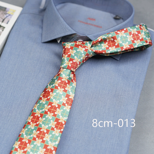 Cravates en polyester à imprimé floral et feuilles, design tendance, prêtes à être expédiées, pour hommes, pour <span class=keywords><strong>mariage</strong></span>, fête, cravate violette pour <span class=keywords><strong>homme</strong></span>, cravate de fiançailles - Product Image 6