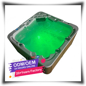Jacuzzi Exterior para 3-4 Personas en Oferta, <span class=keywords><strong>Precio</strong></span> Económico, Gazebo de Jardín, Bañera de Hidromasaje de Acrílico de Lujo con Chorro de Agua - Product Image 1