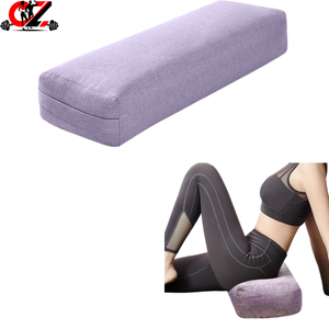 Yoga Bolster Pillow Premium Meditation Bolsters Supportive <b>Rectangular</b> <b>Cushion</b> Yoga Bolsters With Skin-Friendly Suede <b>Cover</b> - Product Image 1