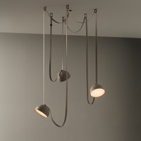 Lumière de ceinture Tendance Tissu Ceinture Track Light Moderne Commercial Réglable Tête Mobile Spot Led Track Light