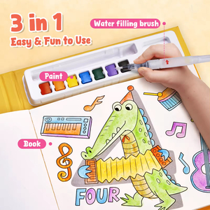 Joycat Hot Selling Schattige MAGIC Waterverfboeken Magische Waterpen Boek Water Onthullende Kleurboek voor Kinderen - Product Image 4