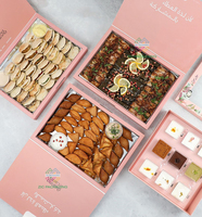 Boîte en Papier Ondulé Personnalisée pour Gâteaux, Biscuits, Desserts, Plateaux de Dégustation, Traiteur et Fêtes