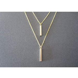 Collier multi-couches en or de haute qualité pour femmes, pendentif en forme de Y, nouvelle mode, nouveauté - Product Image 3