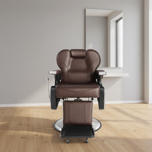 Fauteuil de Barbier Marron Moderne à Prix Réduit pour École et Salon – Prix de Gros Incluant la Livraison pour Coiffure et Usage Domestique - Product Image 3