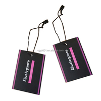 Étiquettes personnalisées HH-024 pour produits, impression sur papier recyclé, étiquettes suspendues pour perruques et extensions capillaires