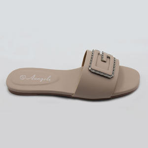 Sandales d'Été Confortables pour Femme avec Boucle Métallique Lettre G, Nouveau Design de Chaussures Plates pour Dames - Product Image 3