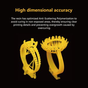 [Đồ trang sức 3D nhựa] vàng đúc nhựa cho LCD máy in 405, 385 Tương thích cho in ấn đồ trang sức đúc mô hình - Product Image 4