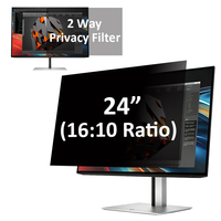 24 inch 16:10 privacy screen filter voor HP computer, anti-blauw licht, UV-bescherming, anti-kras, afneembaar, tweerichtings anti-spionage screenfolie
