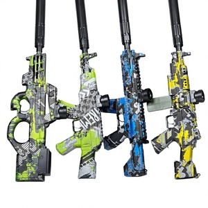 Cristal para juguete electrónico de plástico transfronterizo para pistola eléctrica MP5 de alta velocidad, ráfaga AK, balas blandas M416 para niños - Product Image 1