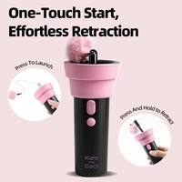 Jouet Électrique Écologique en Plastique pour Chat et Chien : Boîte Puzzle Automatique, Bâton de Teaser et Lanceur Catapulte à Faible Consommation d'Énergie