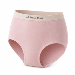 Culottes taille moyenne pour femmes 7A, antibactériennes, douces, extensibles, couvrantes, confortables, sous-vêtements quotidiens, vente en gros OEM - Product Image 1