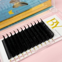 Plateau de cils personnalisés Super Mat Cachemire 0.03 0.05 0.07 Extensions de cils B C D Fournisseur professionnel de cils Mega Volume en gros