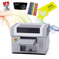 Imprimante industrielle A3UV, ventilateur pliable, insigne, médaille, imprimante DTF UV à jet d'encre pour autocollant, petite machine d'impression individuelle de bureau