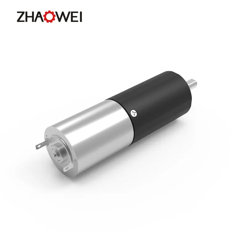 ZHAOWEI PD028028-864 28mm 6v 12v 24v 15kg.cm 8rpm basso numero di giri riduttore epicicloidale ad alta coppia motoriduttore brushless dc per valvola dell'acqua