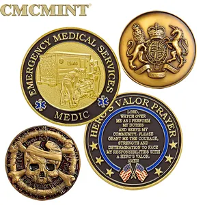 Custom Made Gold Souvenir 3D Challenge Souvenir Coin