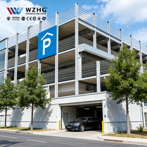 Structure de stationnement en acier urbaine, bâtiment de stationnement optimisant l'espace pour les centres-villes, développement vertical, utilisation optimisée du territoire - Product Image 1