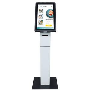 Vente chaude 15.6 Kiosque de commande en libre-service de 23.8 pouces pour le paiement du lecteur de codes à barres interactif Android <span class=keywords><strong>OS</strong></span> de buffet de pharmacie alimentaire - Product Image 3