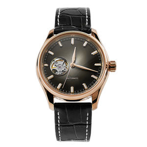 Reloj tourbillon de acero inoxidable de oro rosa NH38, relojes de movimiento japonés para hombres, marca de lujo, reloj de muñeca ahuecado automático - Product Image 4