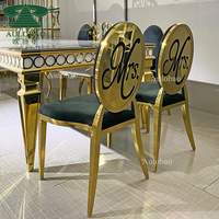 Chaise de mariage en velours, siège d'amour, Mr & Mrs, noir, pour la mariée et le marié