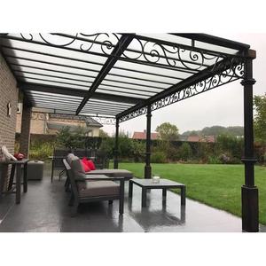 <span class=keywords><strong>Auvent</strong></span> <span class=keywords><strong>d</strong></span>'<span class=keywords><strong>entrée</strong></span> <span class=keywords><strong>en</strong></span> verre avec cadre <span class=keywords><strong>en</strong></span> <span class=keywords><strong>fer</strong></span> <span class=keywords><strong>forgé</strong></span> de style classique, galvanisé à chaud, taille personnalisable - Product Image 6