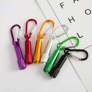 Hot Sale Colorful Super Customized logo Electronic <b>Flashlight</b> Climbing Buckle Small <b>Flashlight</b> - Product Image 5