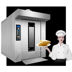 Rotary Rack forno macchine da forno pasticceria 20, 32, 36 vassoi forno rotativo elettrico/Gas/Diesel forni da forno macchine da forno per la vendita