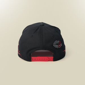 Gorras de Béisbol Vintage Personalizadas al por Mayor con Pedrería, Diseño de Ojos, 5 Paneles, Bordado, Gamuza Estructurada, Modelo G5 - Product Image 6