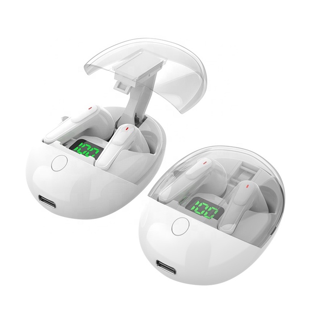 Stereo Wireless Headsets 5.3 Blue-tooth Earphones Outdoor Sports With Battery Display Binaural Touch Control Headphones Earbuds