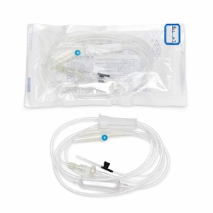 Ensemble de perfusion fiable Sol-KL Medical avec régulateur de débit, ensemble de perfusion sûr pour l'hôpital - Product Image 1