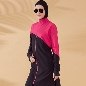 Muslimah Islamic Moslem Bademode Muslim Beach wear Islamischer Badeanzug Frauen Langer Badeanzug <span class=keywords><strong>Borkini</strong></span> - Product Image 3