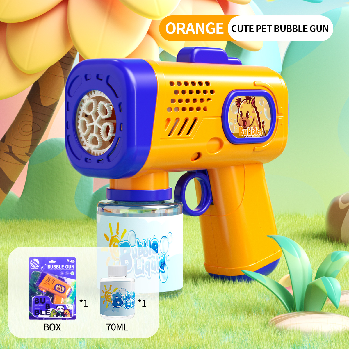 BE-003A Orange +70ml d'eau -Prise planche