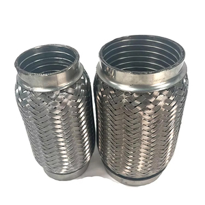 Ống xả linh hoạt Ống thép không gỉ ống thổi linh hoạt với Khóa liên động 4 "lên đến 12" Chiều dài hoặc tùy chỉnh ống xả <span class=keywords><strong>Flex</strong></span> - Product Image 1