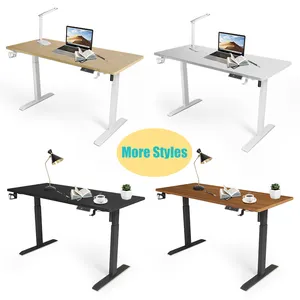 low price student wooden fourniture designs wholesale PC writing 1 piece personal hotel compact computer desk with drawers