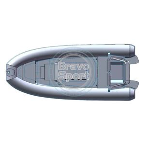 Bateau pneumatique de luxe de 19 pieds, coque en aluminium, Hypalon/Orca/PVC, avec pont solaire - Product Image 3