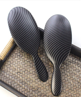 Brosse à coussin d'air démêlante de luxe avec boule en nylon poils antistatique rayé pagaie curling pour hommes femmes style séchage par soufflage