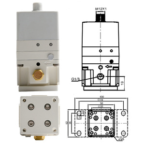 ETV3000 ETV4000 valvola di vuoto proporzionale EMC regolatore elettrico pneumatico tipo di filtro - Product Image 6
