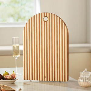 Bamboo Creative Cutting Board Double-Sided Wooden Chopping <b>Block</b> Large And Small Size Kitchen Use - Product Image 2