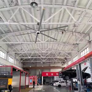 Склад в Германии, доступный, 12 футов, 14 футов, 16 футов, 1500 Вт, 220 В, 6 лезвий, потолочный, большой, промышленный вентилятор Hvls - Product Image 6