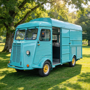 Camion de restauration de qualité commerciale, conçu sur mesure pour la cuisson au barbecue, remorque de cuisine extérieure certifiée CE - Product Image 2