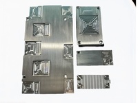 Plaque froide microcanalée plate en aluminium série 6000 soudée par friction et brasée pour radiateur de refroidissement liquide de batterie