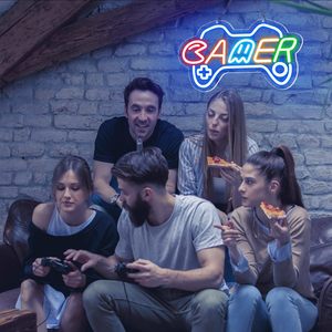 Enseigne néon LED USB dimmable en acrylique pour manette de jeu, idéale pour l'aménagement de salle de jeu, chambre à coucher, salle de streaming, décoration murale esthétique - Product Image 3