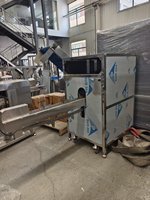 HNReliable Prix usine Machine automatique de découpe de la tige et des racines et de pelage des oignons en acier inoxydable, Moteur PLC, Haute capacité 600 kg/h