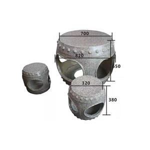 เก้าอี้และโต๊ะไฟเบอร์กลาสน้ำหนักเบาสไตล์ยุโรปแม่พิมพ์ดอกไม้หยกสำหรับทำแม่พิมพ์คอมโพสิต - Product Image 5