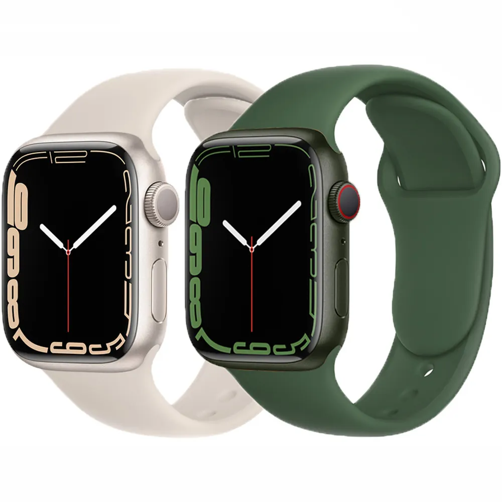 Cinturino in Silicone per Apple Watch 44mm 40mm 45mm cinturino in gomma cinturino cinturino Iwatch 7 6 se 5 per cinturino in Silicone Apple
