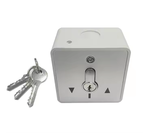 Europe Standard Automatic <strong>Gate</strong> Central <strong>Motor</strong> Key Switch Release Box Shutter Garage Door Openers with Key <strong>Cylinder</strong> Rolling Switch - Product Image 1