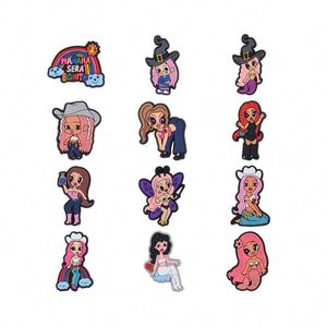 2023 Custom Manana Sera Bonito <span class=keywords><strong>Karol</strong></span> <span class=keywords><strong>G</strong></span> Clog Shoe Charms Los más nuevos encantos de zuecos de goma - Product Image 1